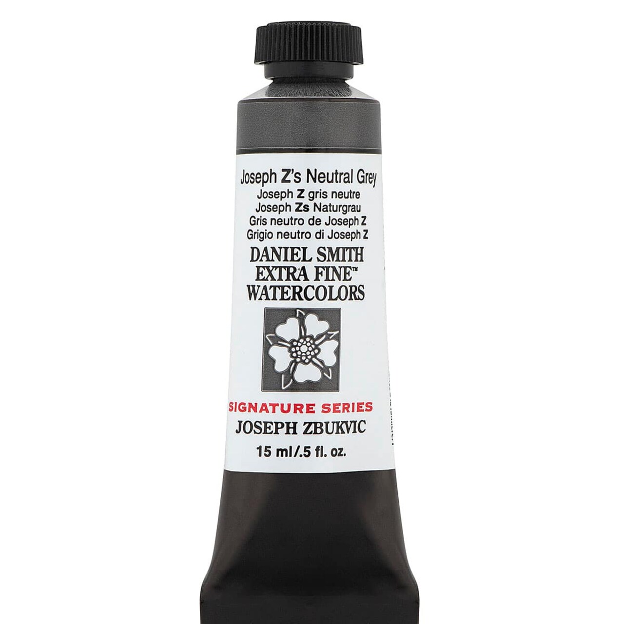 Daniel Smith Extra Fine Watercolor – Joseph Z's Neutral Grey, 15 ml tube